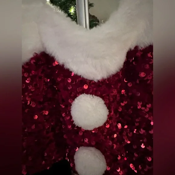 Love on a Hanger Red and White Holiday Jumpsuit. Christmas gift, sexy - Picture 2 of 11